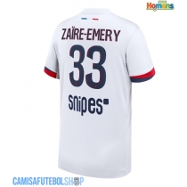 Camisa de time de futebol Paris Saint-Germain Warren Zaire-Emery #33 Replicas 2º Equipamento 2025-26 Manga Curta